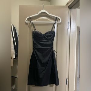 HAZEL CUT OUT MINI DRESS BLACK - like new
